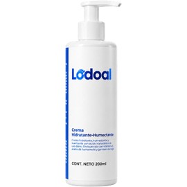 Crema para Pies Hidratante Humectante, y Piernas, Lodoal, con Ácido Hialurónico, Vitamina E y Aceite de Hamamelis, 200ml