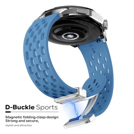 LYSMVIVI - Correa de reloj deportiva de 18 mm, 19 mm, 20 mm, 22 mm, de silicona de liberación rápida, a prueba de sudor, transpirable, para hombres y mujeres, correa de reloj deportivo de silicona