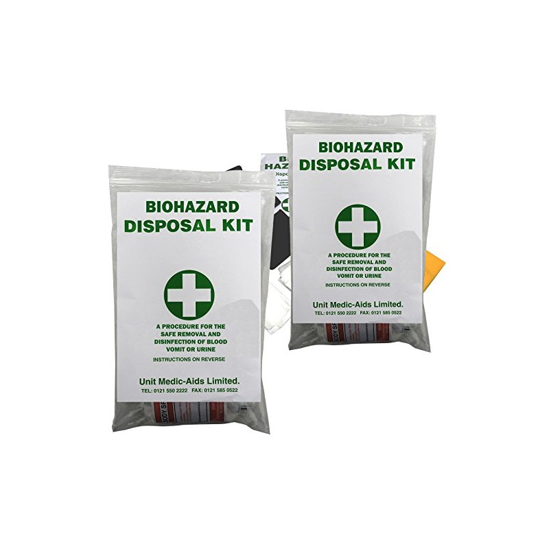 Qualicare Emergency Bio Hazard Body Fluid Blood Spill Clean Up