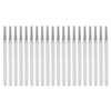 sourcing map 20pcs 80 Grits Diamond Hole Saw Cylindrical Head