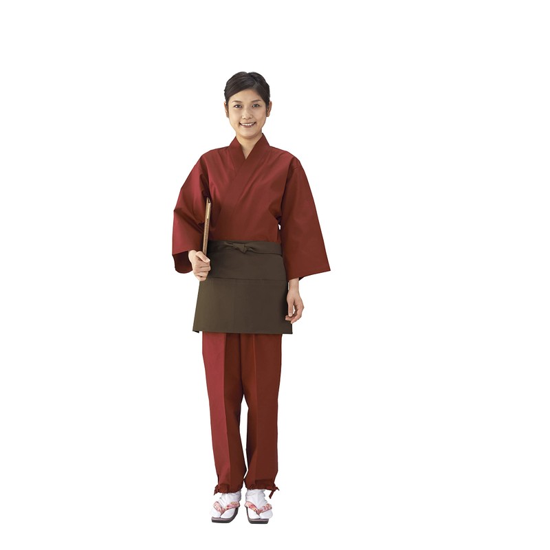 KOEI Japanese Style Short Apron (Hump), Length 13.4 inches (34