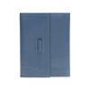 A5 Leather Notebook Cover Light Blue