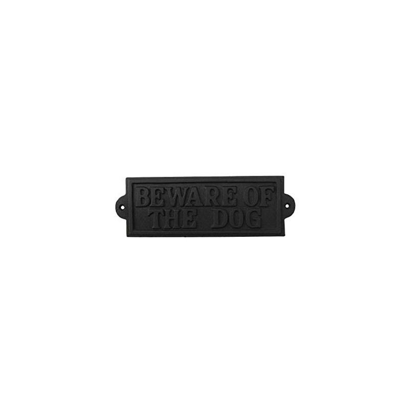 CGB Giftware Be Aware Of The Dog Iron Sign |