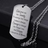 ZJFHTD Patron Saint Serenity Prayer,Catholic Confirmation Gift Dog Tag Necklace,Christian