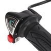 Electric Bicycle Gas Throttle Handle Throttle Grip with Battery Indicator