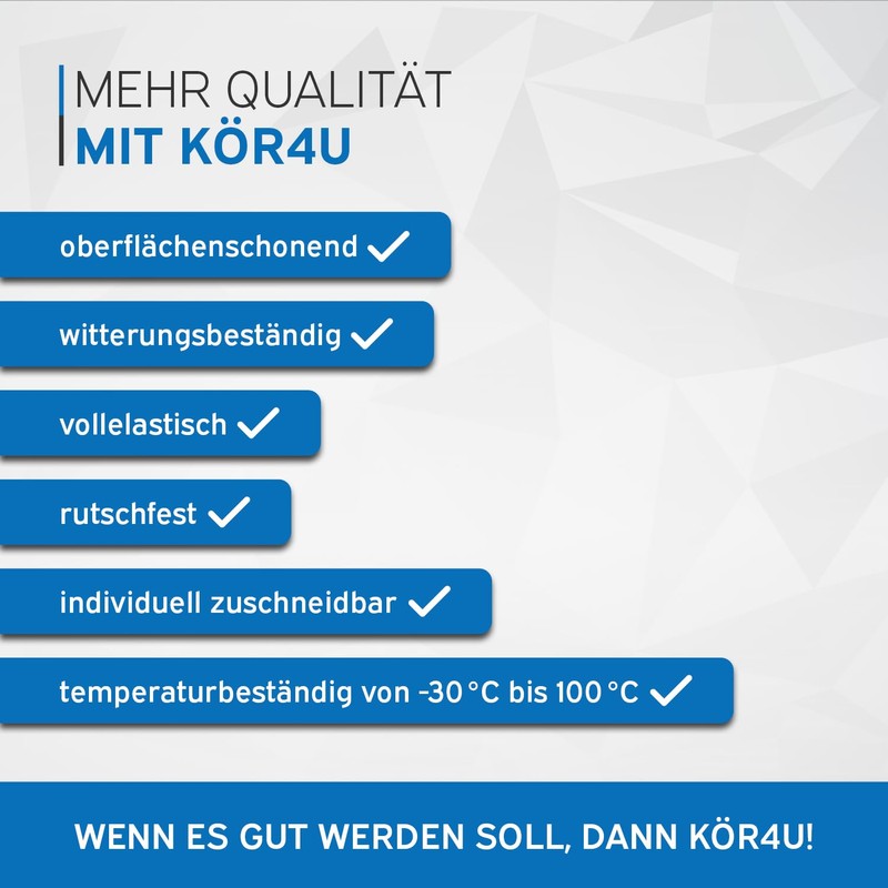 kör4u 12 x Patio Pads, 80 x 80 x 10