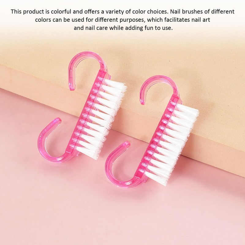 25pcs Nail Brushes Manicure Tools Nail Cleaning Tools Plastic Cleaning