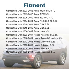 VANJING Timing Belt Kit with Water Pump Compatible with 2003-2018 Honda Accord Crosstour Odyssey Pilot Ridgeline, Acura MDX RDX RL TL TSX ZDX Saturn Vue 3.0L 3.5L 3.7L Replaces TKH002 TCKWP329