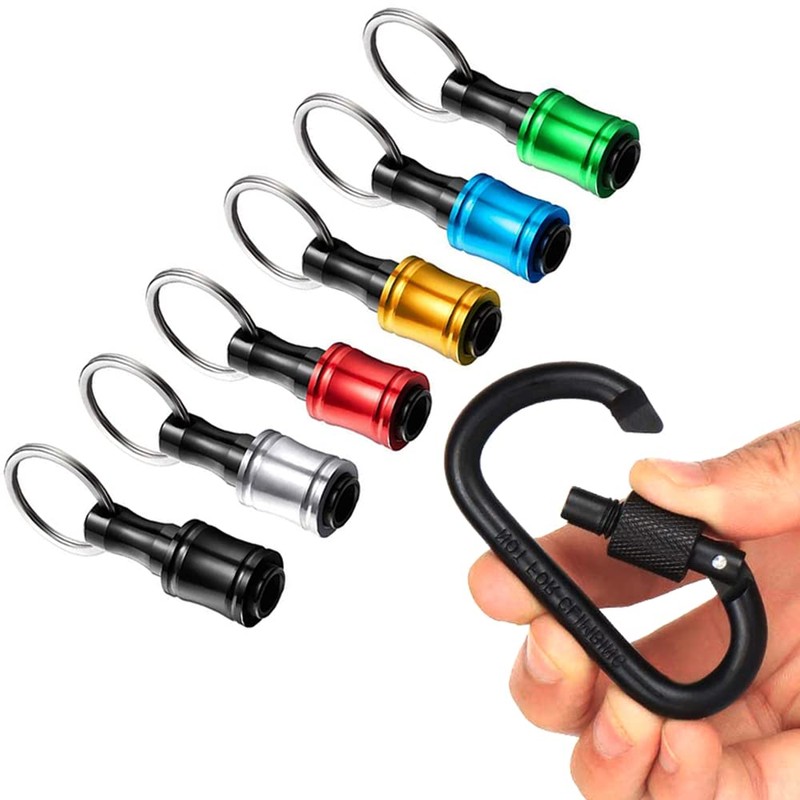 Mesee 6 Pieces 1/4 Inch Hex Shank Screwdriver Bit Holder,