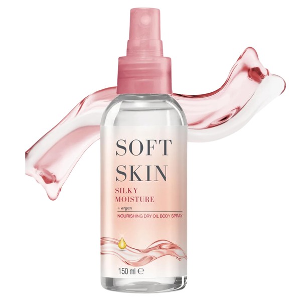 Generic Soft Skin Silky Moisture Argan Nourishing Dry Oil Spray