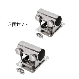TK.Felly Rod Holder Set of 2 Ship Rod Stand Parasol Stand Cooler Box Mount Stainless Steel Fixture