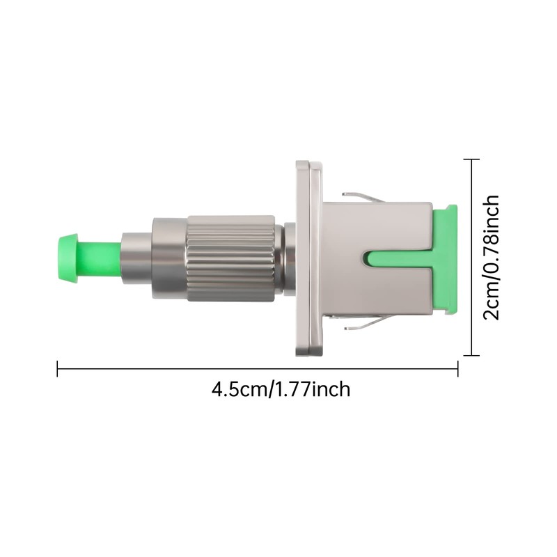 Duogalia FCAPC Male to SCAPC Female Fiber Optic Adapter SingleMode