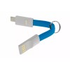 Lucky Line U15130 Micro Charging Cable Blue 1 Per Pack