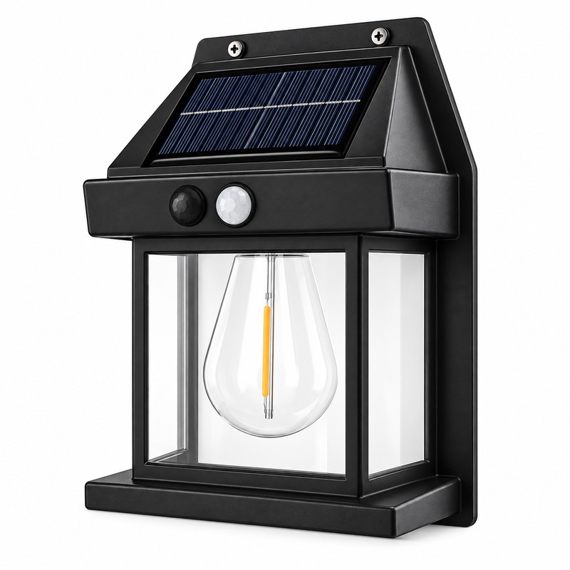 Solar Wall Light for Outdoor Lighting – Light Sensor LED