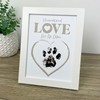 Paw Print Keepsake Frame Kit with Inkless Pad - 2