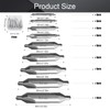 cersaty® 9-Piece Pilot Drill Set, 1.5/2/2.5/3/3.15/3.5/4/5/6 mm HSS Pilot Drill