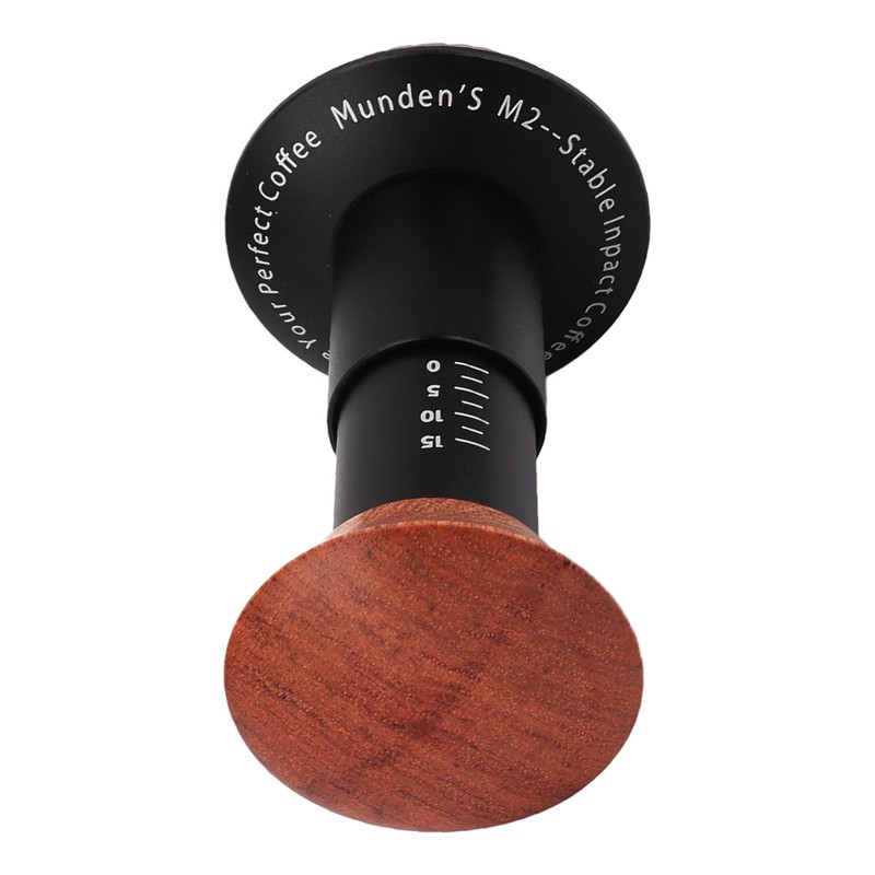 Coffee Tamper Spring Loaded Tamper Calibrated Coffee Tamper Wood Handle