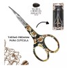 Maria Cibeles Royalty Tijera Premium Para Cutícula, Uñas, Manicura. Mc