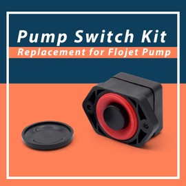 Pump Switch Kit Replacement for Flojet Triplex Replace Parts 2091050, Equips with 50 Psi Switch and Wire Leads