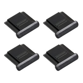 Hot Shoe Cover, BS-1 Protective Flap Hot Shoe Cover, Hot Shoe Cover, Protective Cap for Hot Shoes, Hot Shoe Cover Cap Suitable for Nikon, Panasonic, Olympus Etc., Pack of 4