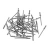 RATCHROLL 50 Pcs Open End Large Flange Blind Rivets 3.2mm