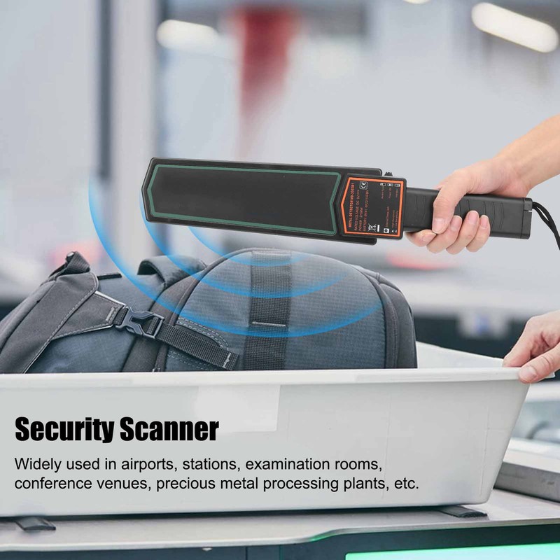 MD3003B1 Security Scanner Handheld Metal Detector Wand Small Portable Inspection