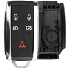 Sianxaido KR55WK49244 Key Fob Shell Case Compatible with XF 2009-2013