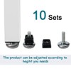 sourcing map Adjustable Feet 20 x 20mm Inserts Furniture Table