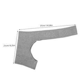 Minkissy Soft Shoulder Brace Dislocation Rotator Cuff Compression Sleeve Unisex for Lifting Shoulder Chills Prevention Warm Weather