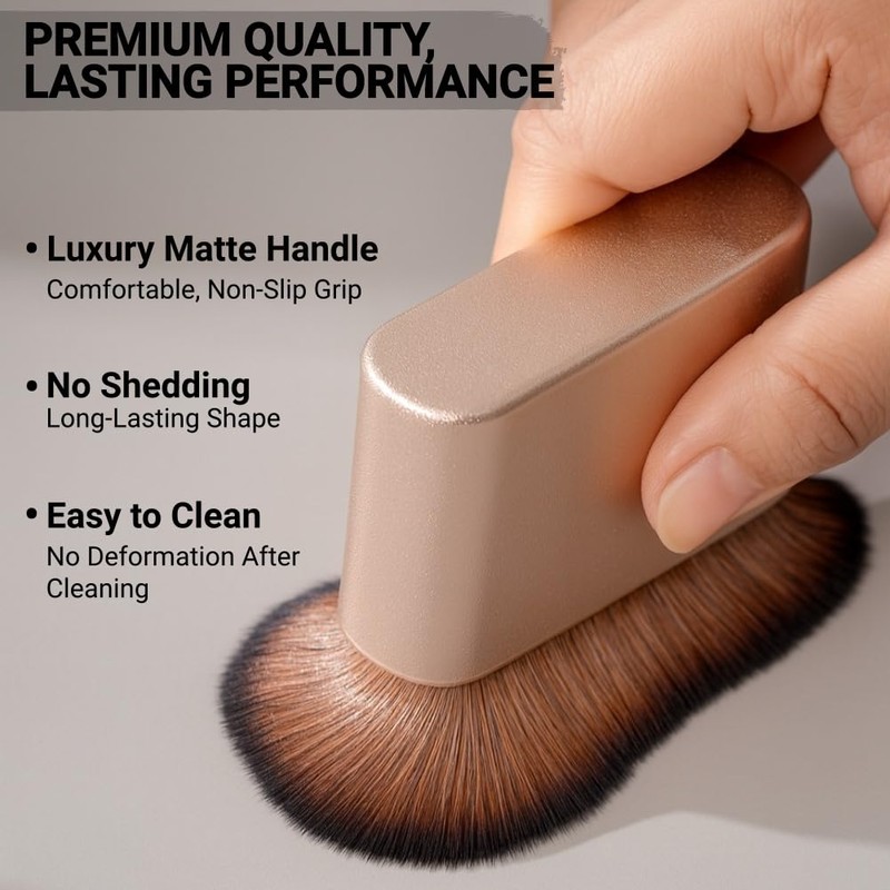 GOERTI Bronze Tan Tanning Body Makeup Brush - Kabuki Brush
