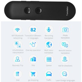 Language Translator Device, Ai Translator, Instant Translator for 82 Languages, Voice Translator for Travel,Smart Voice Translator for Learning Travel Business