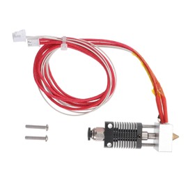 Healeved 1set Printer Extruder Parts Full Pass-Through Hotend Kit for Anet Easy Install and High Temperature Resistance