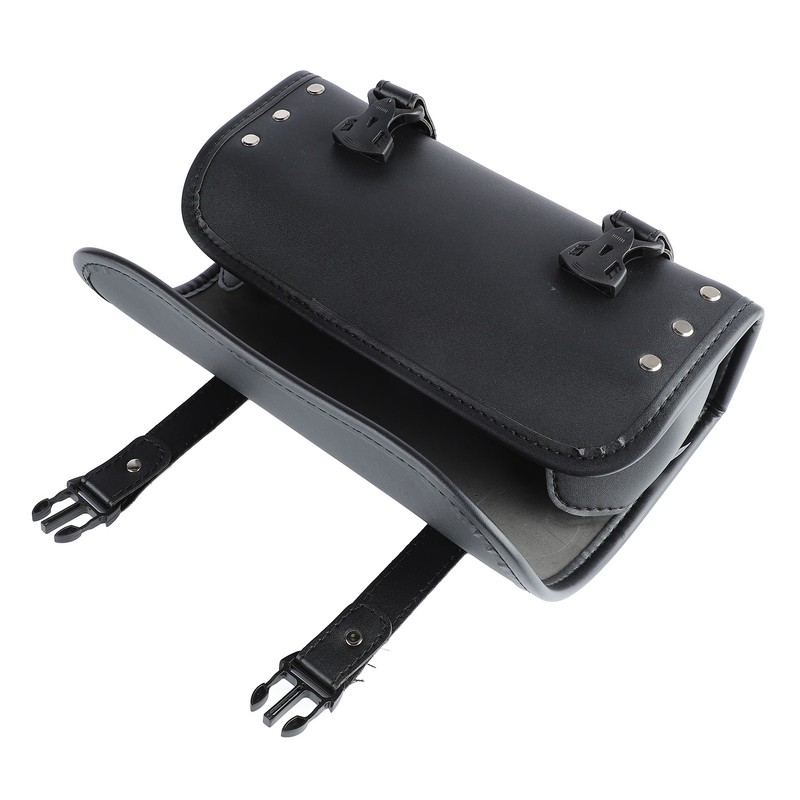 Motorbike Roll Saddlebags 2 Strap Buckle Closure Waterproof 2 Strap