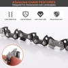 ASelected 2 Pack Chainsaw Chain for 16 Inch,40 cm Bar,57