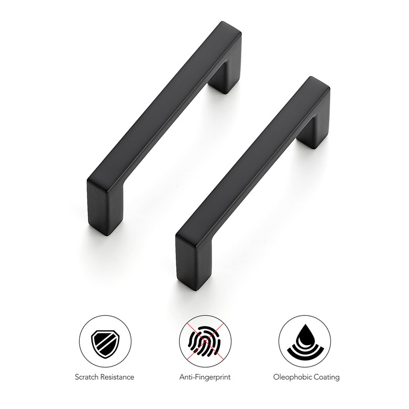 Ravinte 15 Pack Matte Black Cabinet Pulls, 2-1/2 Inch (64mm)
