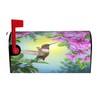 Lukbfall Spring Flowers and Hummingbird Bird Mailbox Covers Magnetic Post
