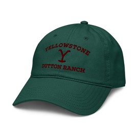 Yellowstone Dutton Ranch Tonal Embroidered Logo Adjustable Baseball Hat