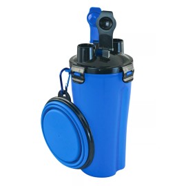 Love2Pet 2-in-1 Pet Travel Feeder - Keep Pet Hydrated & Fed While on the Road