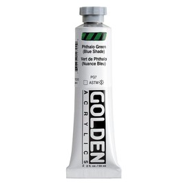 Pro-Art Golden Heavy Body Acrylic Paint 2 oz-Phthalo Green-Blue Shade