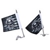 Trunk Lid Flag Pole Mount Kit with Homeland Security Flag