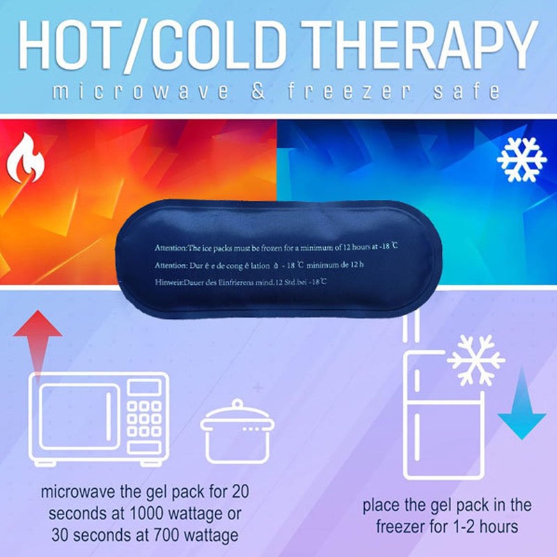 QANYEGN Face Ice Pack Wrap, Ice Pack Wrap with Hot
