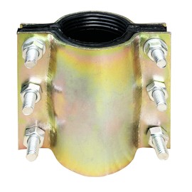 Water Pipe Repair Clamp for 1-1/2 inch Pipe(Outer Diameter of Pipe is 1.9 inch),Leak Sealer for Pipes and Plumbing,Length 4.9 inch,Suitable for PE/PPR Pipes,Steel Pipes,Iron Pipes