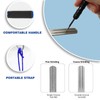 NICECONE V Groove Dart Sharpener Fishing Hook Sharpener, Double Sided