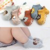 Exegawe Baby Socks with Grippers 5 Pairs Toddler Kids Cartoon