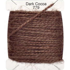 Jute Twine 15m Long Twine String for Crafts Gift Wrapping Packing Gardening Crochet Knitting Macrame Decor (Dark Cocoa)