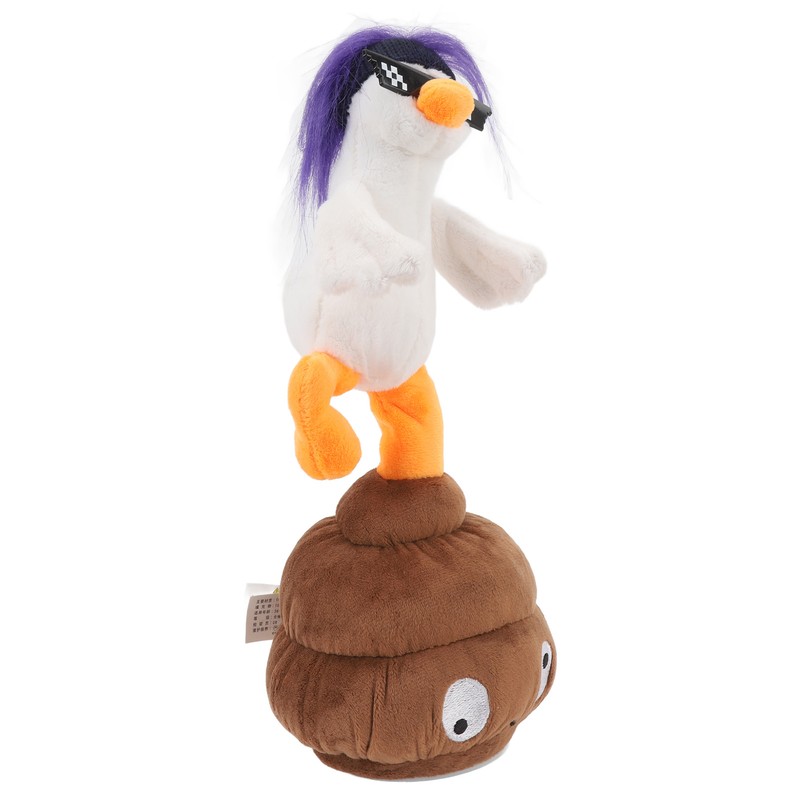 Baby Electric Plush Doll Goose Shape Interactive Talking Singing Dancing