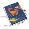 GINMLYDA Boys Diary with Lock for Kids, Spacecraft Diaries 7.1x5.3