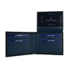 Navigare Men's Genuine Leather Wallet with Gift Box Black and