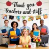 Pre-Strung Teacher Appreciation Decorations, NO-DIY Teacher Appreciation Banner, Thank You