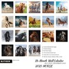 2025 Wall Calendar,Calendar 2025,Horse Cattle Monthly Wall Calendar, 12" x